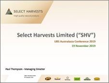 UBS Australasia Conference